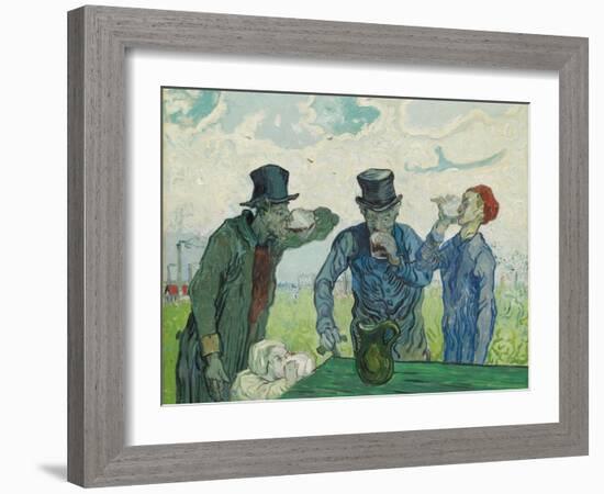 The Drinkers, 1890-Vincent van Gogh-Framed Giclee Print