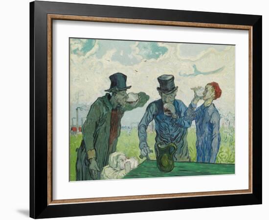 The Drinkers, 1890-Vincent van Gogh-Framed Giclee Print