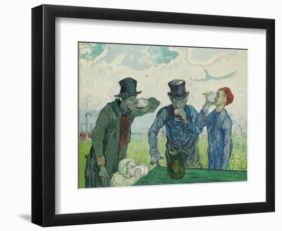 The Drinkers, 1890-Vincent van Gogh-Framed Premium Giclee Print