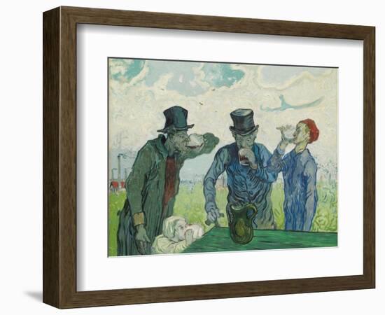 The Drinkers, 1890-Vincent van Gogh-Framed Giclee Print