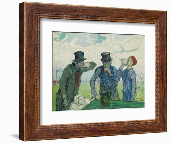 The Drinkers, 1890-Vincent van Gogh-Framed Giclee Print