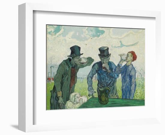 The Drinkers, 1890-Vincent van Gogh-Framed Giclee Print