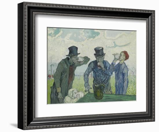 The Drinkers, 1890-Vincent van Gogh-Framed Giclee Print