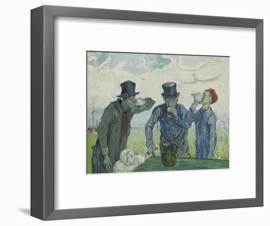 The Drinkers, 1890-Vincent van Gogh-Framed Premium Giclee Print