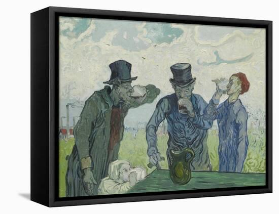 The Drinkers, 1890-Vincent van Gogh-Framed Premier Image Canvas