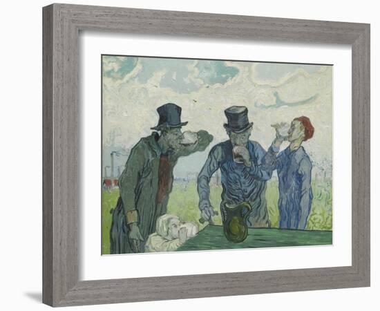 The Drinkers, 1890-Vincent van Gogh-Framed Giclee Print