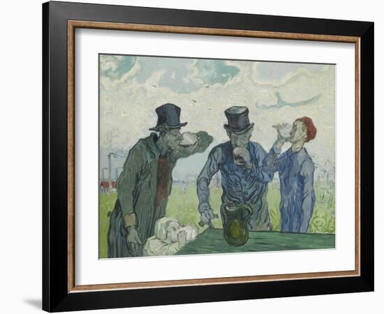 The Drinkers, 1890-Vincent van Gogh-Framed Giclee Print