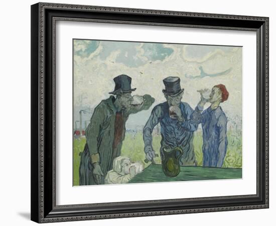 The Drinkers, 1890-Vincent van Gogh-Framed Giclee Print