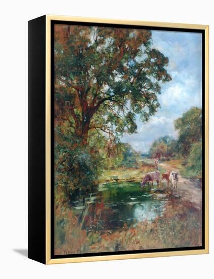 The Drinking Pool-Henry John Yeend King-Framed Premier Image Canvas