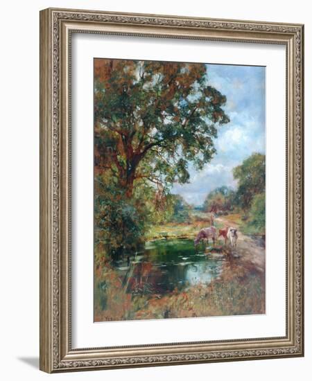 The Drinking Pool-Henry John Yeend King-Framed Giclee Print