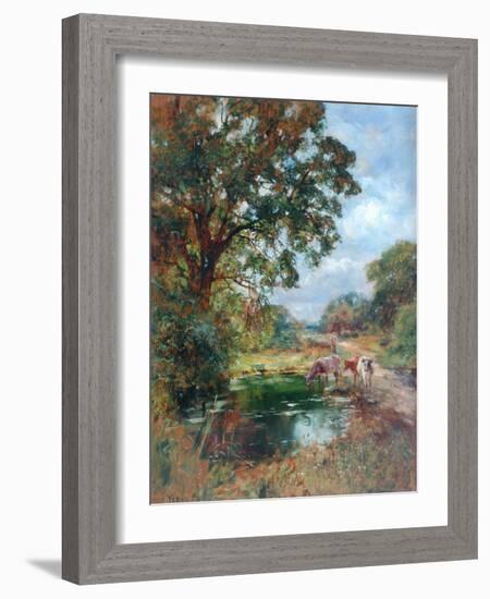 The Drinking Pool-Henry John Yeend King-Framed Giclee Print