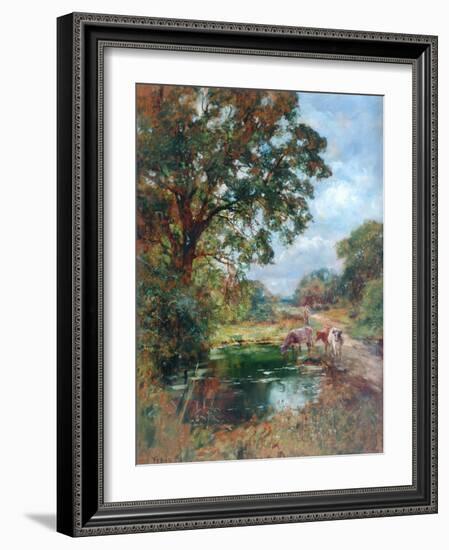 The Drinking Pool-Henry John Yeend King-Framed Giclee Print