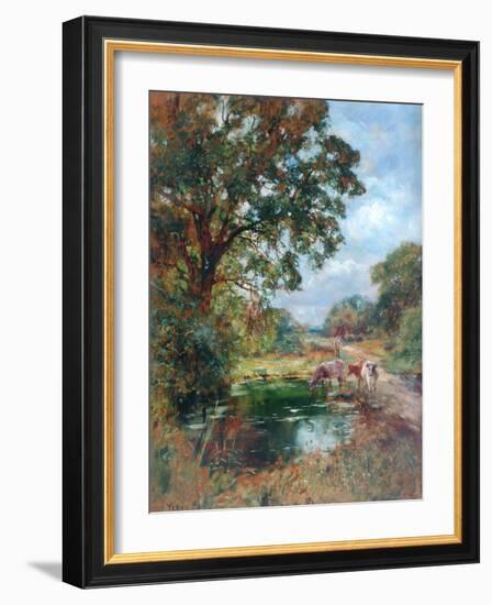 The Drinking Pool-Henry John Yeend King-Framed Giclee Print