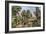 The Drive, Central Park, 1862-Currier & Ives-Framed Giclee Print