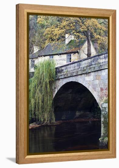 The Dropping Well Inn in Autumn, Knaresborough, North Yorkshire, England, United Kingdom, Europe-Mark Sunderland-Framed Premier Image Canvas