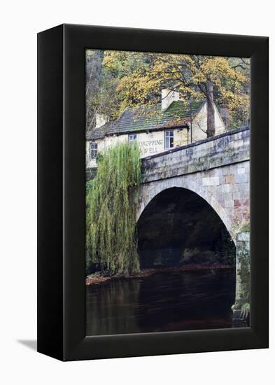 The Dropping Well Inn in Autumn, Knaresborough, North Yorkshire, England, United Kingdom, Europe-Mark Sunderland-Framed Premier Image Canvas