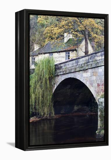 The Dropping Well Inn in Autumn, Knaresborough, North Yorkshire, England, United Kingdom, Europe-Mark Sunderland-Framed Premier Image Canvas