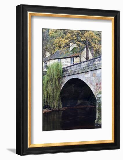 The Dropping Well Inn in Autumn, Knaresborough, North Yorkshire, England, United Kingdom, Europe-Mark Sunderland-Framed Photographic Print