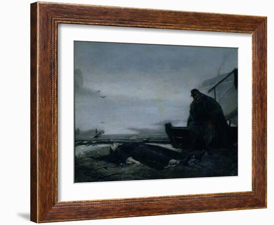 The Drowned, Mid of 1860S-Vasili Grigoryevich Perov-Framed Giclee Print