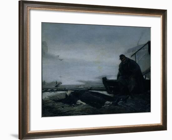 The Drowned, Mid of 1860S-Vasili Grigoryevich Perov-Framed Giclee Print