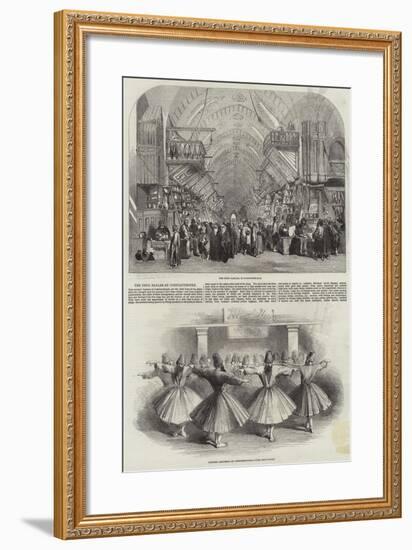 The Drug Bazaar at Constantinople-null-Framed Giclee Print