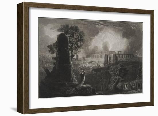 The Druids Sacrifice, 1832-William Overend Geller-Framed Giclee Print