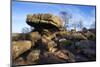 The Druids Writing Desk at Brimham Rocks, Nidderdale, North Yorkshire, England, UK-Mark Sunderland-Mounted Photographic Print