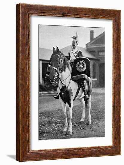 The Drum Horse of the 17th Lancers, 1896-Gregory & Co-Framed Giclee Print