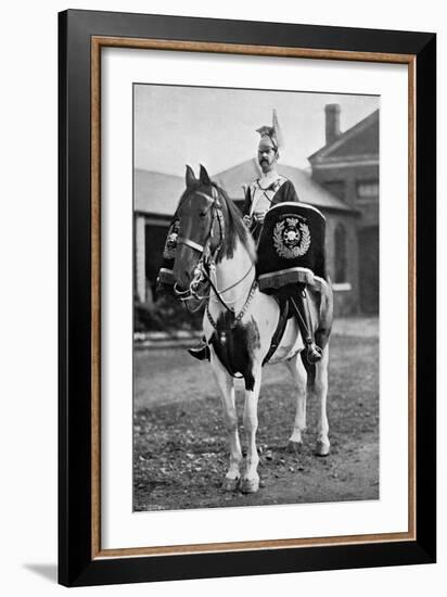 The Drum Horse of the 17th Lancers, 1896-Gregory & Co-Framed Giclee Print