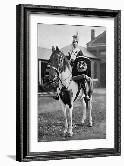 The Drum Horse of the 17th Lancers, 1896-Gregory & Co-Framed Giclee Print