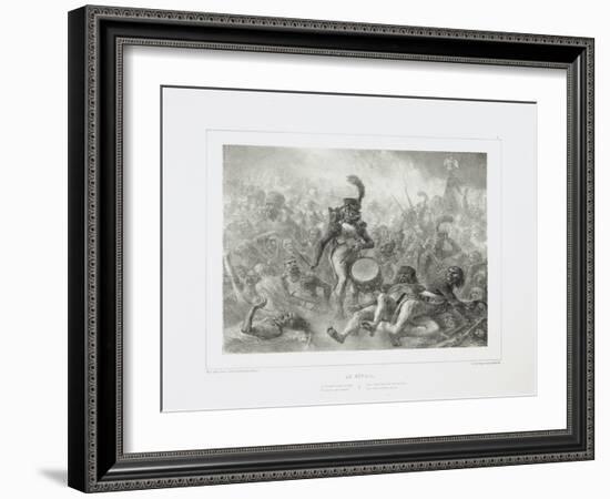 The Drum Waking the Dead Soldiers, 1842-Denis Auguste Marie Raffet-Framed Giclee Print