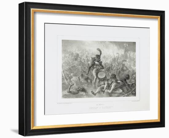 The Drum Waking the Dead Soldiers, 1842-Denis Auguste Marie Raffet-Framed Giclee Print