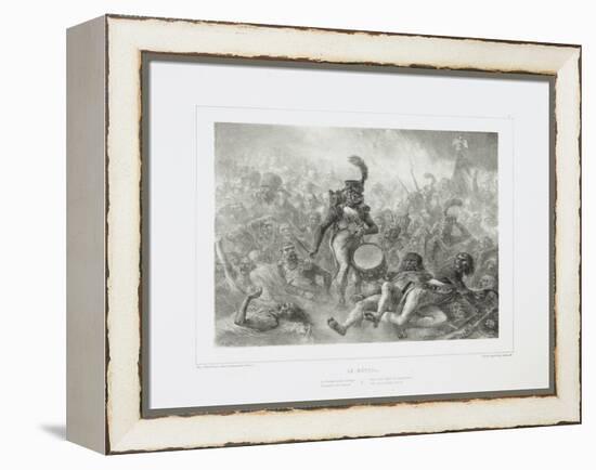 The Drum Waking the Dead Soldiers, 1842-Denis Auguste Marie Raffet-Framed Premier Image Canvas