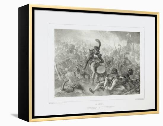 The Drum Waking the Dead Soldiers, 1842-Denis Auguste Marie Raffet-Framed Premier Image Canvas