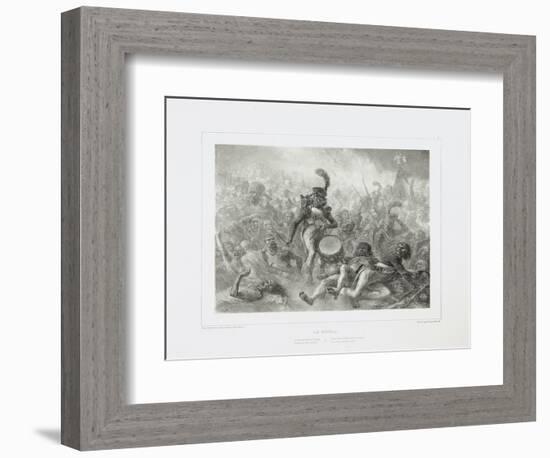 The Drum Waking the Dead Soldiers, 1842-Denis Auguste Marie Raffet-Framed Giclee Print