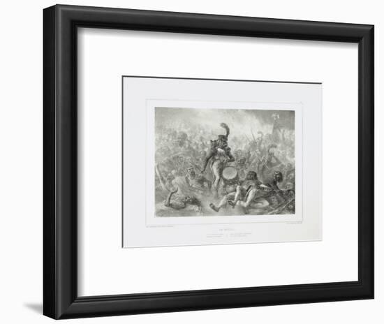 The Drum Waking the Dead Soldiers, 1842-Denis Auguste Marie Raffet-Framed Giclee Print