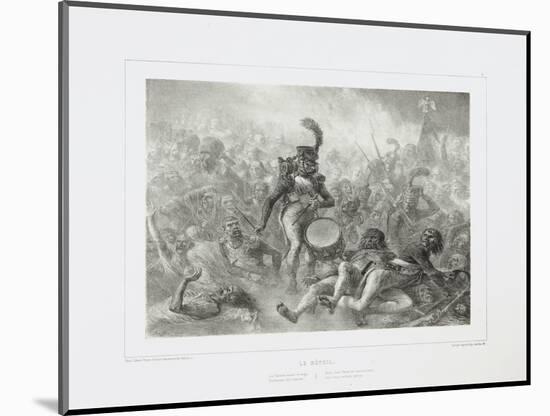 The Drum Waking the Dead Soldiers, 1842-Denis Auguste Marie Raffet-Mounted Giclee Print