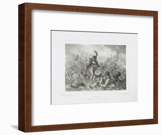 The Drum Waking the Dead Soldiers, 1842-Denis Auguste Marie Raffet-Framed Giclee Print