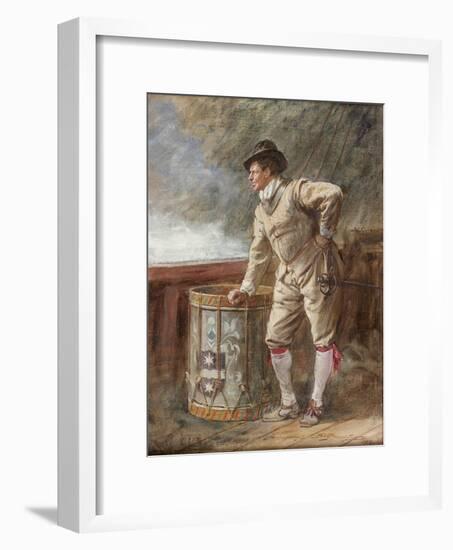 The Drum Watch, 1916-John Seymour Lucas-Framed Giclee Print