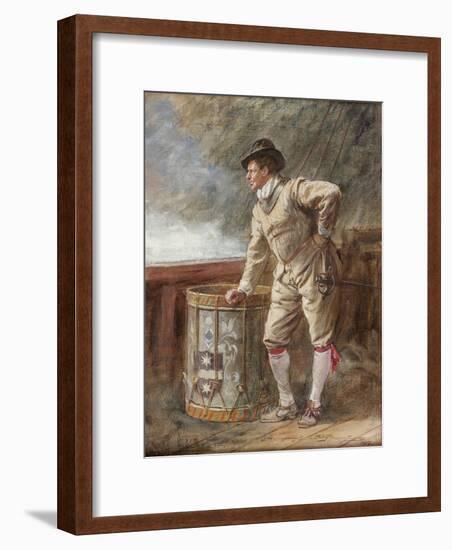 The Drum Watch, 1916-John Seymour Lucas-Framed Giclee Print