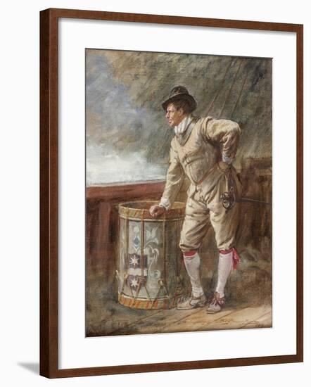 The Drum Watch, 1916-John Seymour Lucas-Framed Giclee Print