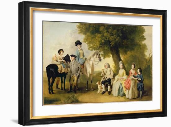 The Drummond Family, c.1769-Johann Zoffany-Framed Giclee Print