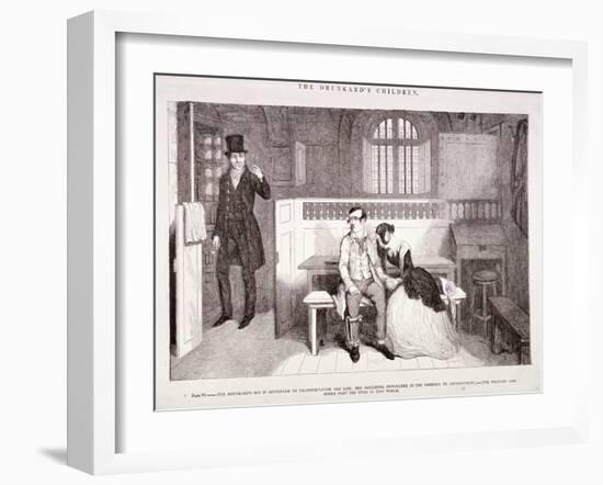 The Drunkard's Children, C1847-George Cruikshank-Framed Giclee Print