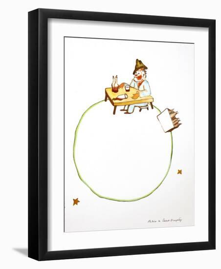 The Drunkard-Antoine de Saint-Exupéry-Framed Art Print