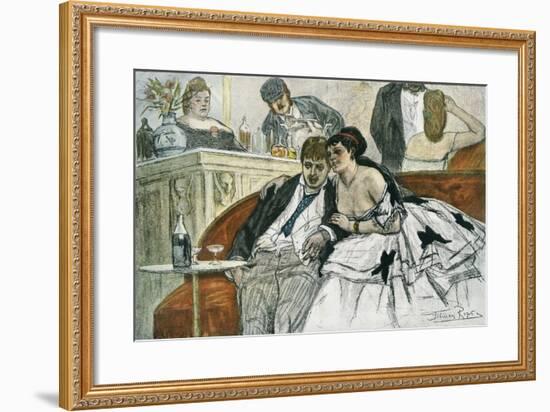 The Drunken Dandy-null-Framed Giclee Print