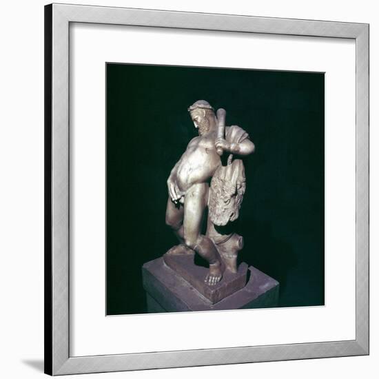 The drunken Hercules, House of the Stags, Herculaneum, Italy. Artist: Unknown-Unknown-Framed Giclee Print