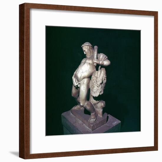 The drunken Hercules, House of the Stags, Herculaneum, Italy. Artist: Unknown-Unknown-Framed Giclee Print