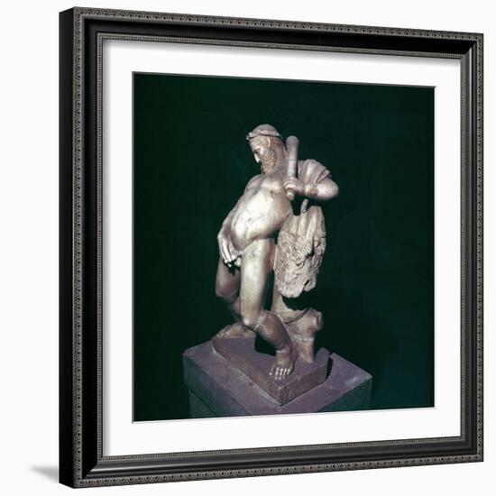 The drunken Hercules, House of the Stags, Herculaneum, Italy. Artist: Unknown-Unknown-Framed Giclee Print