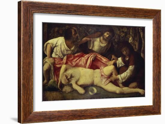 The Drunken Noah-Giovanni Bellini-Framed Giclee Print