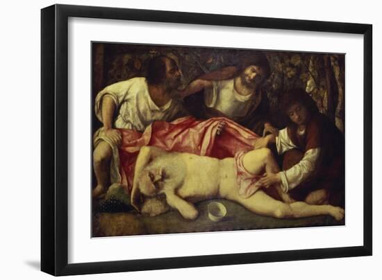 The Drunken Noah-Giovanni Bellini-Framed Giclee Print